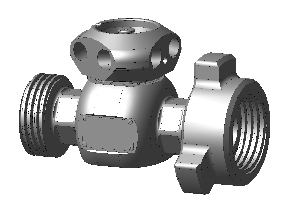 Задвижка пробковая с соединением Hummer Union